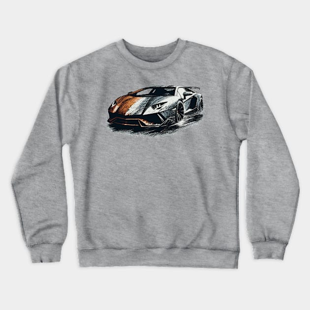 Lamborghini aventador Crewneck Sweatshirt by Vehicles-Art